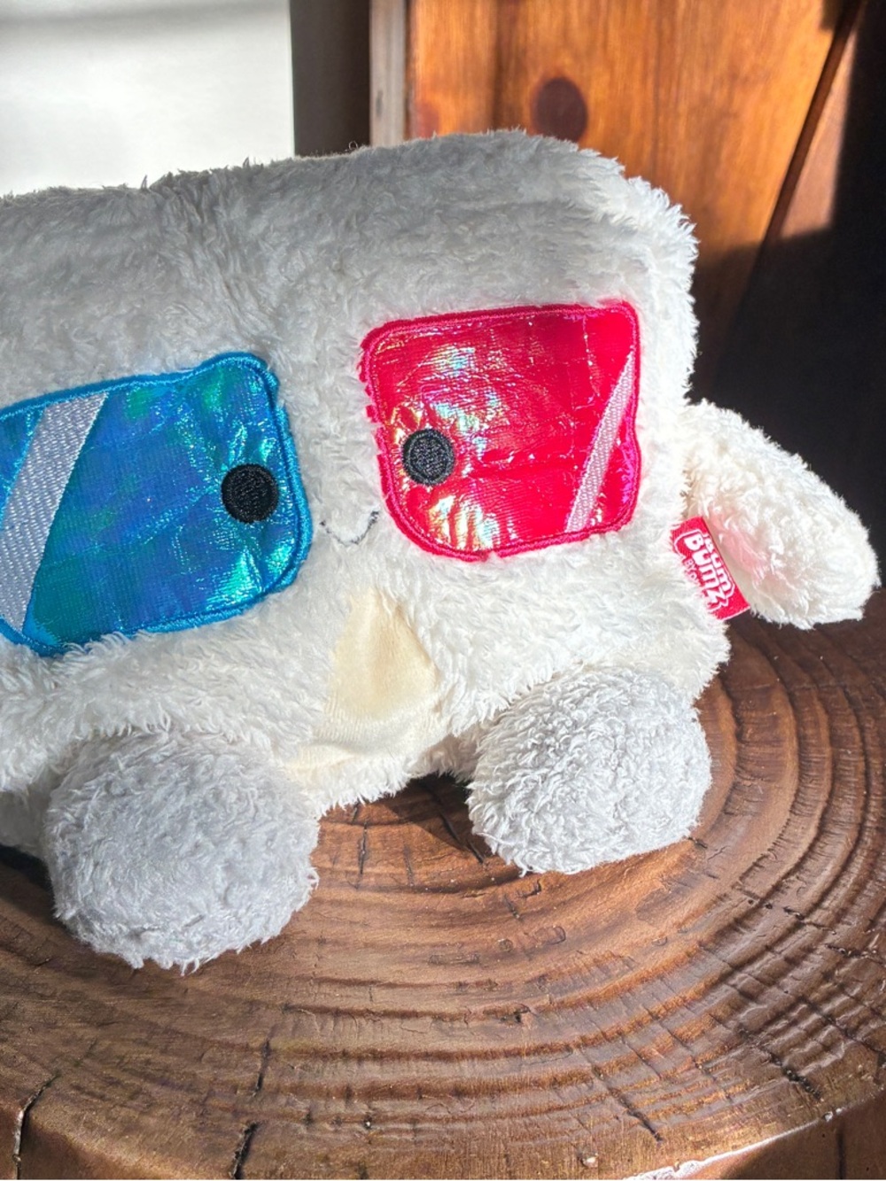 Bum Bumz Gigi 3D Glasses Movie Bumz 7" Plush Kellytoy Jazwares Beanbag Toy